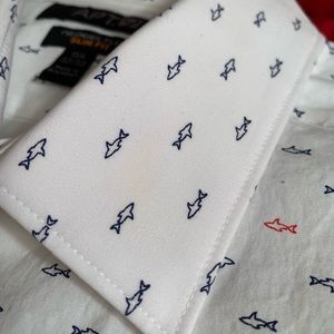 Apt. 9 Shark Print Long Sleeve Dress Shirt
